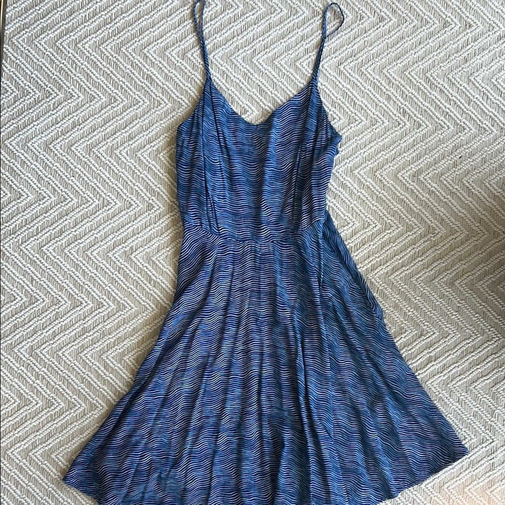 Old Navy Blue Spaghetti Strap Sundress